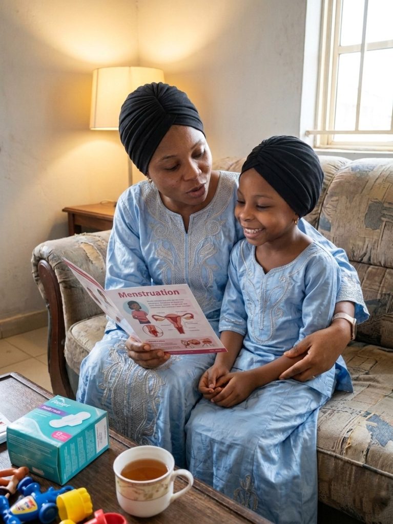 how to talk to daughter about menstruation